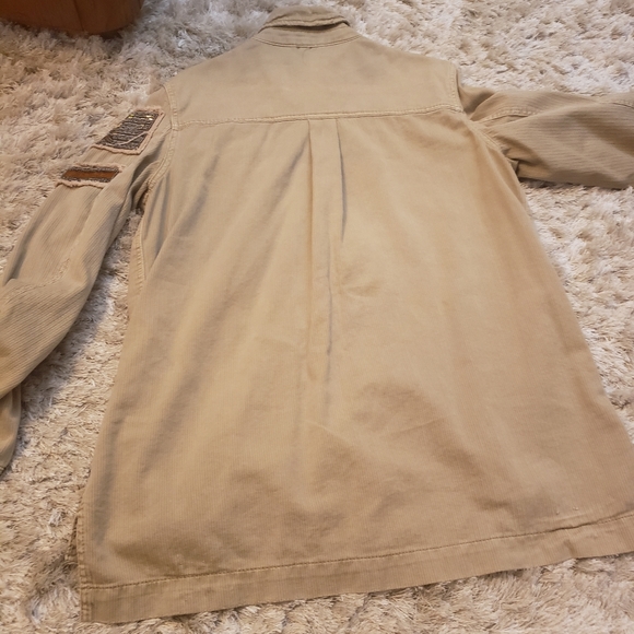 *SOLD*Free people military tan jacket - Picture 5 of 5